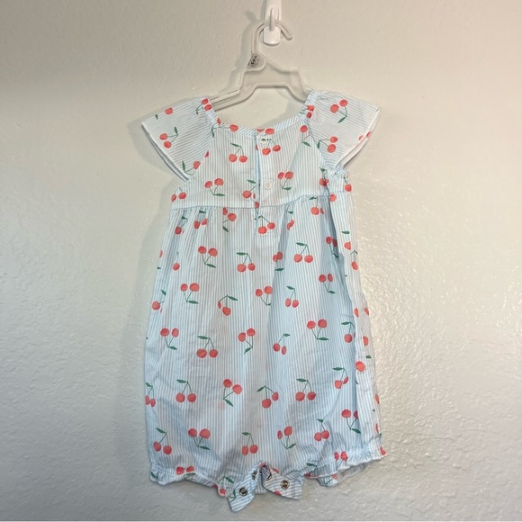 Baby Girls Cherries Romper Just One You - Picture 6 of 11